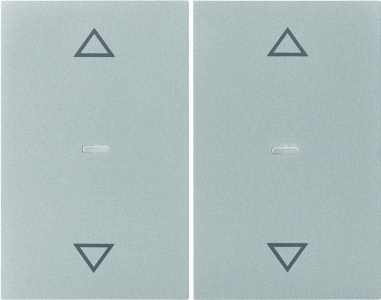 BERKER - KNX K.5 Abdeckung für Tastsensor Modul mit Pfeile 2fach Edelstahl