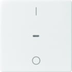 BERKER - KNX Q.x Abdeckung für Tastsensor Modul mit I/O Symbol 1fach polarweiß s.