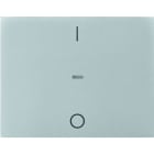 BERKER - KNX K.5 Abdeckung für Tastsensor Modul mit I/O Symbol 1fach Aluminium