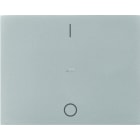 BERKER - KNX K.5 Abdeckung für Tastsensor Modul mit I/O Symbol 1fach Edelstahl