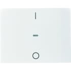 BERKER - KNX K.1 Abdeckung für Tastsensor Modul mit I/O Symbol 1fach polarweiß gl.