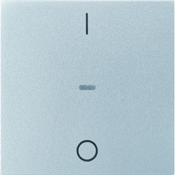 BERKER - KNX S.1 Abdeckung für Tastsensor Modul mit I/O Symbol 1fach alu matt