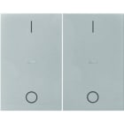 BERKER - KNX K.5 Abdeckung für Tastsensor Modul mit I/O Symbol 2fach Edelstahl