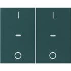 BERKER - KNX K.1 Abdeckung für Tastsensor Modul mit I/O Symbol 2fach anthrazit m.