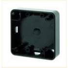 BERKER - INTEGRO Classic Aufputz-Gehäuse 1fach flache Ausführung schwarz glänzend