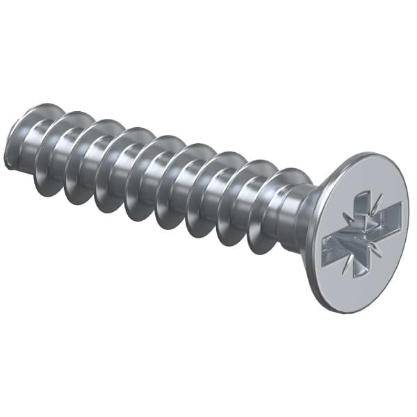 KAISER - Geräteschraube, PlusMinus, Ø 3,2x15mm, gvz, Kombi-Antrieb Pozidriv / Schlitz
