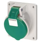 MENNEKES - CEE-Anbausteckdose TwinContact 16A 4p>50-500V 10h 100-300Hz IP44
