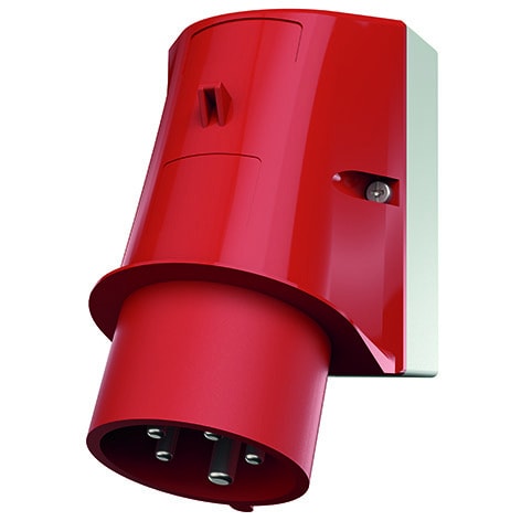 MENNEKES - CEE-Wandgerätestecker 16A 5p 400V 6h IP44 m.Schutzkappe