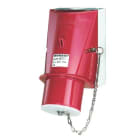 MENNEKES - CEE-Wandgerätestecker 16A 5p 400V 6h IP44 m.Schutzkappe
