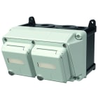 MENNEKES - Steckdosen-Kombi AMAXX 1 2xCEPEX für je 2 E-DAT Mod.RJ45