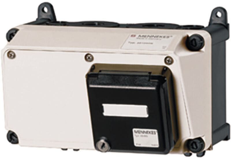 MENNEKES - Steckdosen-Kombi AMAXX 1 1xCEPEX für 2 E-DAT Mod.RJ45