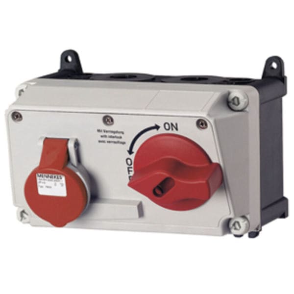 MENNEKES - AMAXX DUO Wanddose abschaltbar 32A 5p 400V 6h IP44
