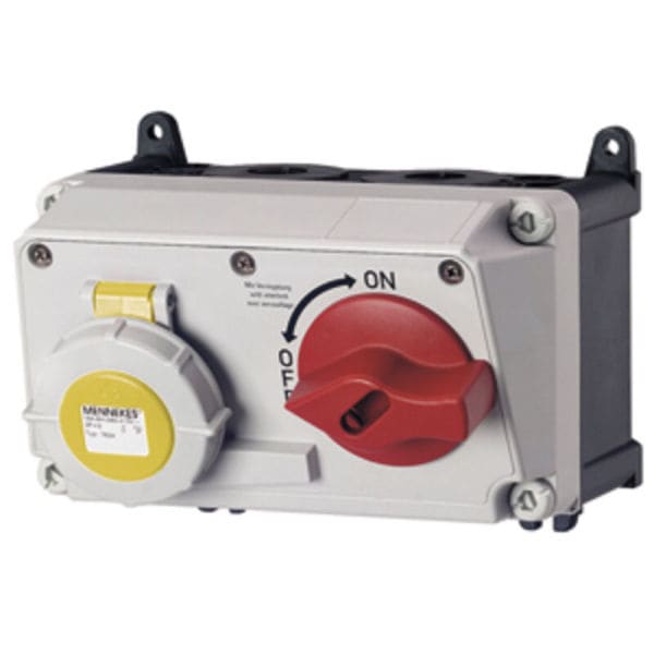 MENNEKES - AMAXX DUO Wanddose abschaltbar 16A 3p 110V 4h IP67