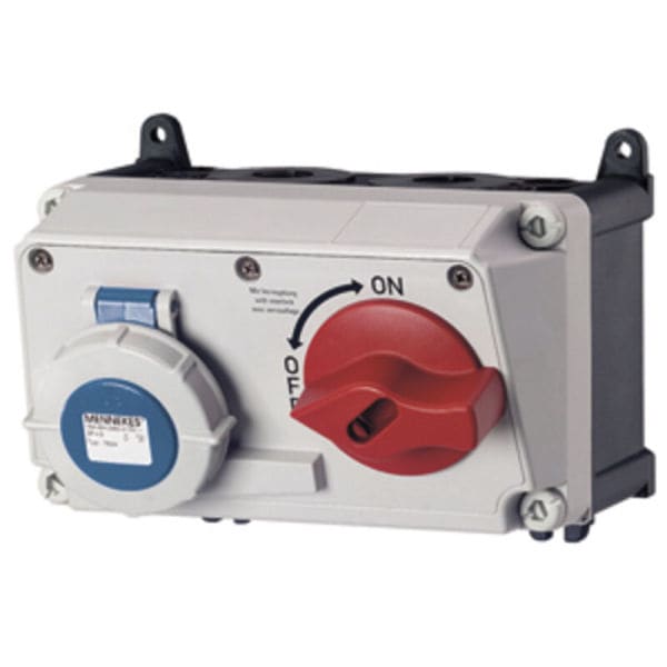 MENNEKES - AMAXX DUO Wanddose abschaltbar 16A 3p 230V 6h IP67