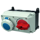 MENNEKES - AMAXX DUO Wanddose abschaltbar 16A 4p 230V 9h IP67