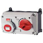 MENNEKES - AMAXX DUO Wanddose abschaltbar 16A 4p 400V 6h IP67