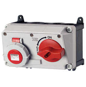 MENNEKES - AMAXX DUO Wanddose abschaltbar 16A 5p 400V 6h IP67