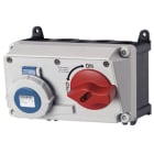 MENNEKES - AMAXX DUO Wanddose abschaltbar 32A 3p 230V 6h IP67