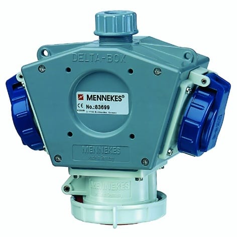 MENNEKES - Delta Box Amelan 2xSSTD 1x16/5 IP67