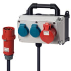 MENNEKES - Steckdosen-Kombi AMAXX 1 2xSSTD 1x16/5 IP44 tragbar