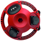 MENNEKES - 3KRAFT Kombination rot 2xSSTD, 1xRJ45 2fach
