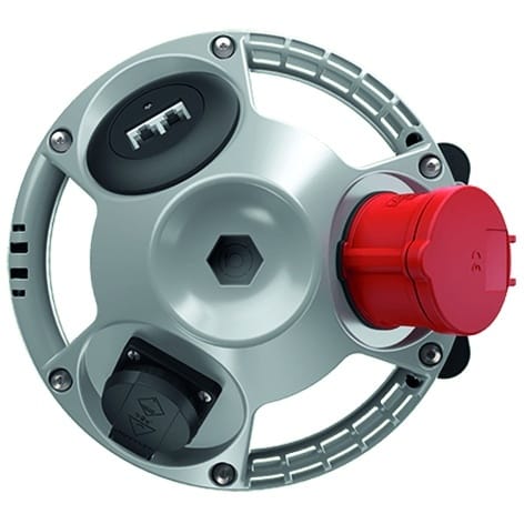 MENNEKES - 3KRAFT Kombination silber 1x16/5, 1xSSTD, 1xRJ45 2fach