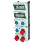 MENNEKES - Steckdosen-Kombi AMAXX 5 3xSSTD 3x16/5 IP44 + Abs.