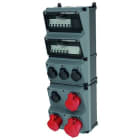 MENNEKES - Steckdosen-Kombi AMAXX 5 Amelan 4xSSTD 2x16/5 1x32/5 IP44 + Abs.