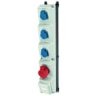 MENNEKES - Steckdosen-Kombi AMAXX 5s 3xSSTD 1x16/5 1x2fach RJ45 IP44