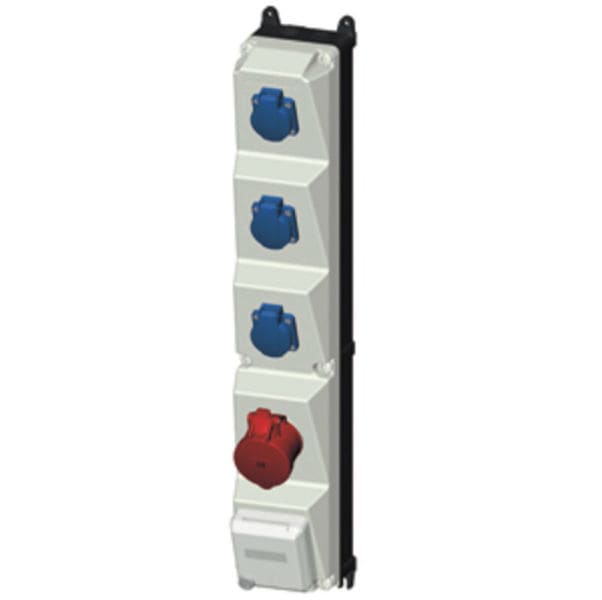 MENNEKES - Steckdosen-Kombi AMAXX 5s 3xSSTD 1x16/5 1x2fach RJ45 IP44