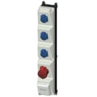 MENNEKES - Steckdosen-Kombi AMAXX 5s 3xSSTD 1x16/5 1x2fach RJ45 IP44