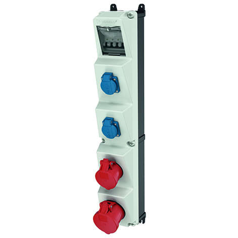 MENNEKES - Steckdosen-Kombi AMAXX 5s 2xSSTD 1x16/5 1x32/5 IP44 + Abs.