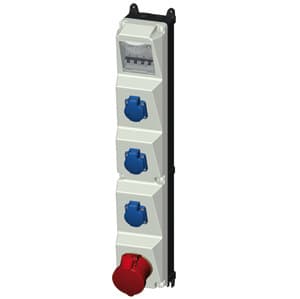 MENNEKES - Steckdosen-Kombi AMAXX 5s 3xSSTD 1x32/5 IP44 + Abs.