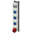 MENNEKES - Steckdosen-Kombi AMAXX 5s 3xSSTD 1x32/5 IP44 + Abs.