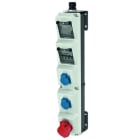 MENNEKES - Steckdosen-Kombi AMAXX 5s 2xSSTD 1x16/5 IP44 + Abs. mit Schwenkr.