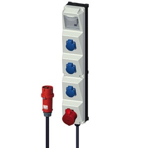 MENNEKES - Steckdosen-Kombi AMAXX 5s 3xSSTD 1x16/5 IP44 + Abs. tragbar