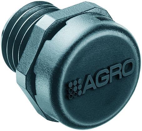 AGRO - Druckausgleichselement Kst. M12x1.5, mit Membrane, schwarz