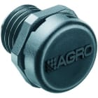 AGRO - Druckausgleichselement Kst. M12x1.5, mit Membrane, schwarz