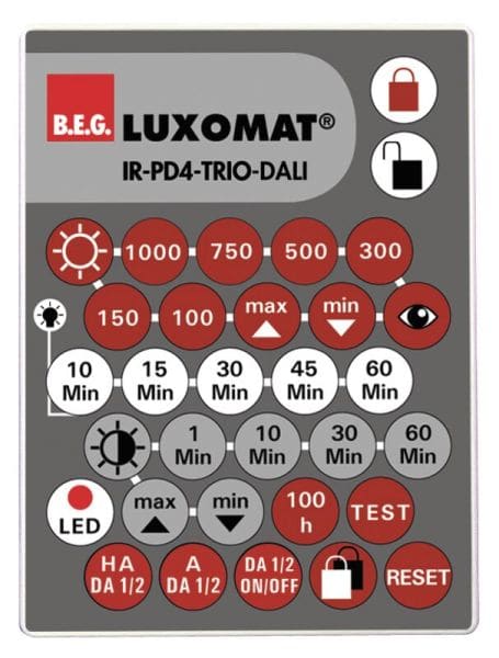 BEG - Infrarotfernbedienung zur bequemen Einstellung IR-PD4-TRIO-DALI