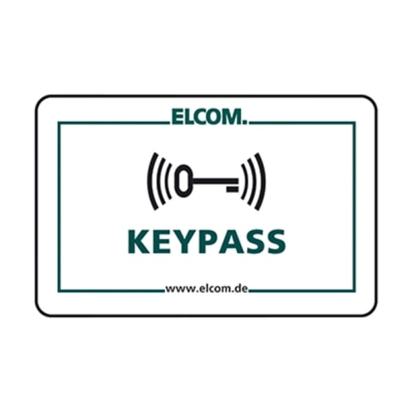 ELCOM - KPC-003 Transponder Card 3 Stück weiß