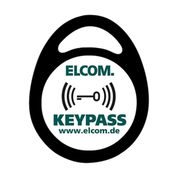 ELCOM - KPA-003 Transponder Schlüsselanhänger 3 Stück schwarz