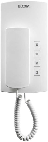 ELCOM - BHT-200 Innenstation Audio mit Hörer Standard AP i2Audio weiß