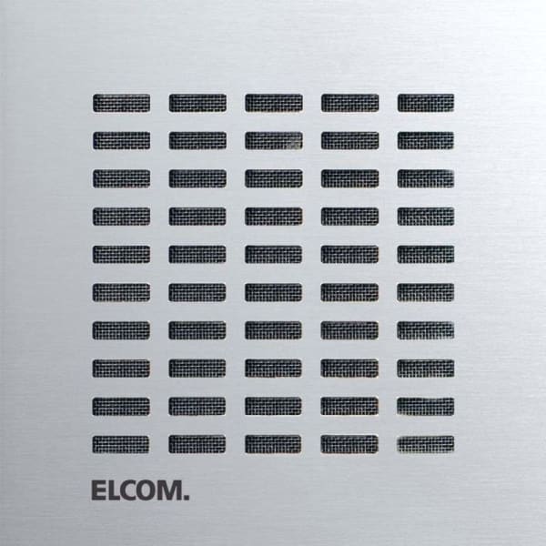 ELCOM - LRM-110 Türlautsprecher Modul Rechteckstanzung EB i2Audio Edelst. matt MODESTA
