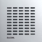 ELCOM - LRM-110 Türlautsprecher Modul Rechteckstanzung EB i2Audio Edelst. matt MODESTA