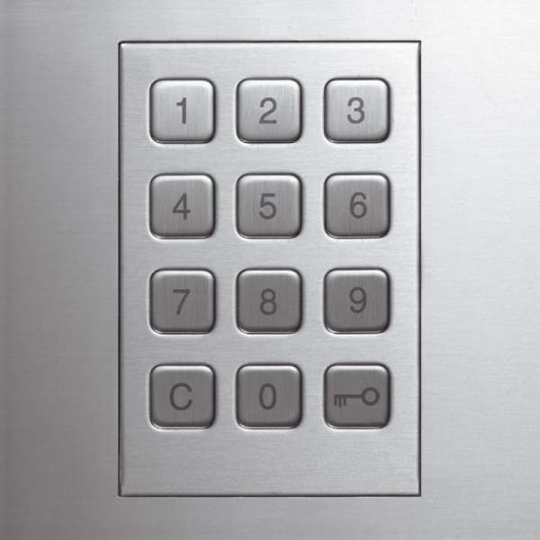 ELCOM - DLM-256 Tastatur Modul für Display-Ruf EB i2Audio Edelstahl matt MODESTA