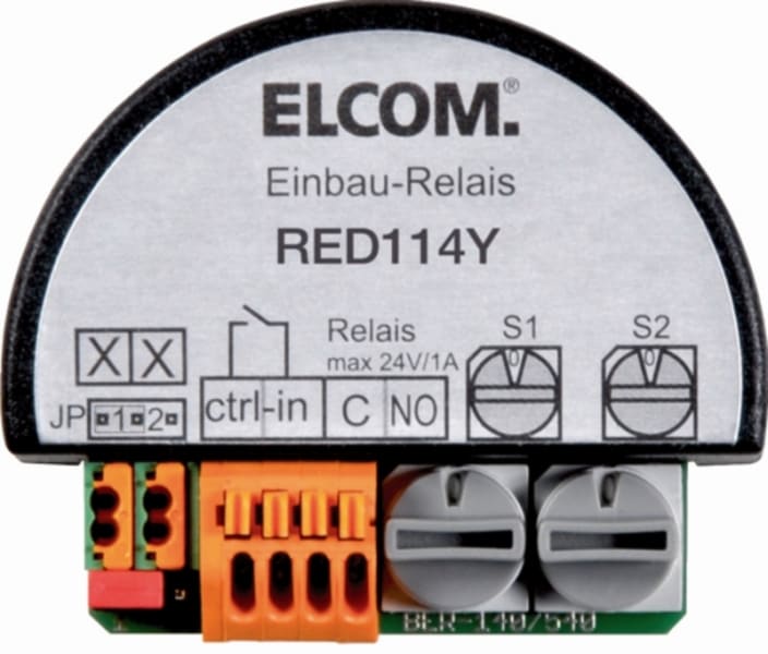 ELCOM - Schaltrelais 1fach mit Eingang UP 2Draht schwarz