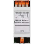 ELCOM - Signalverteiler 4fach REG 2D-Video lichtgrau