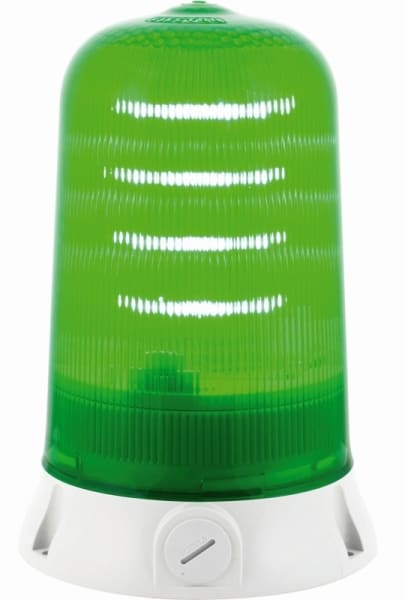 SIRENA - ROTALLARM LED Rundumlicht grün, 90/240V AC, IP65, grau