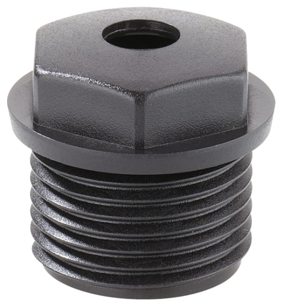 SPELSBERG - Würgenippel, tiefschwarz, IP54, halogenfrei, WNI M20/sw