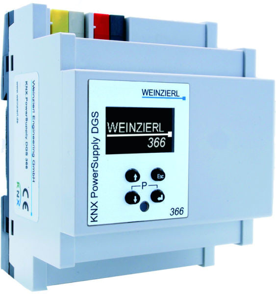 WEINZIERL - KNX Spannungsversorgung 640 mA inkl. Logik- und Zeitmodul REG